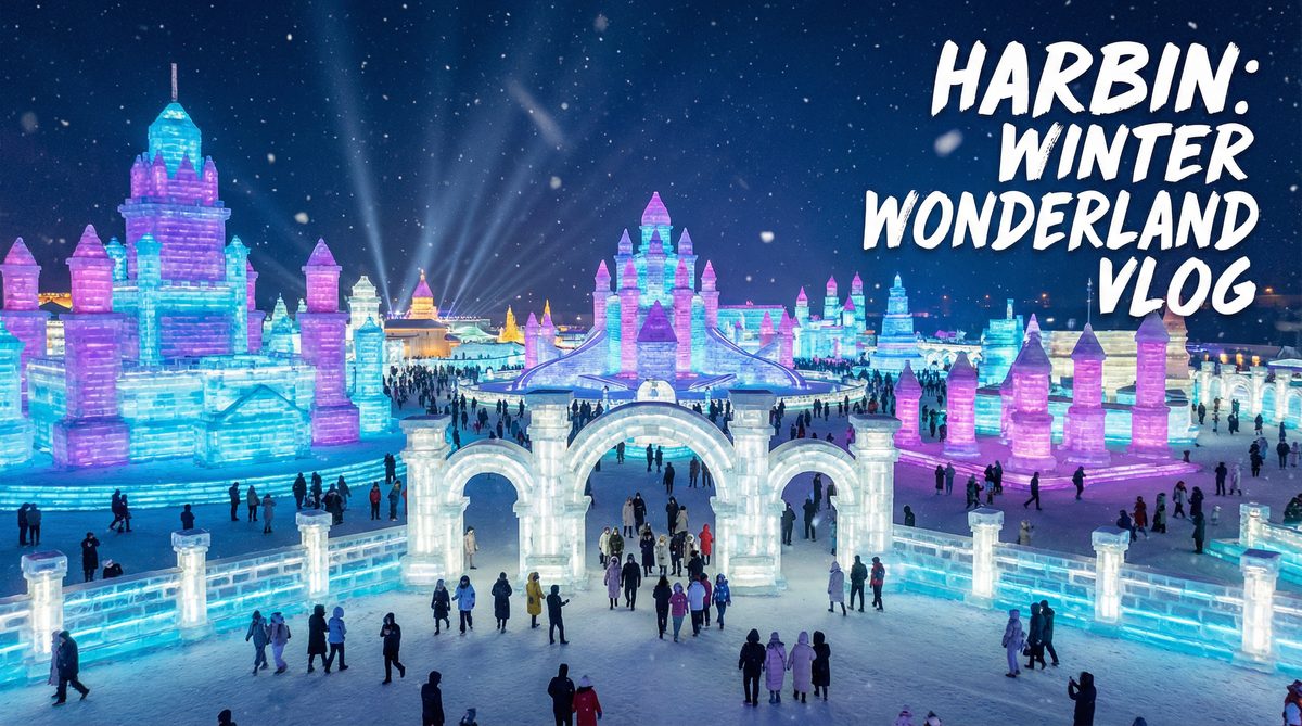母狗哈尔滨冰雪大世界视频